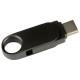 BOLKAR SİYAH 32 GB MİNİ TYPE-C OTG METAL USB BELLEK - USB BELLEK kurumsal hediyelikler
