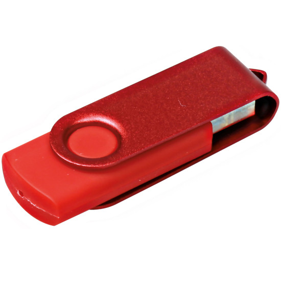 EŞREFOĞULLARI KIRMIZI DÖNER KAPAKLI USB BELLEK (32 GB) - USB BELLEK kurumsal hediyelikler