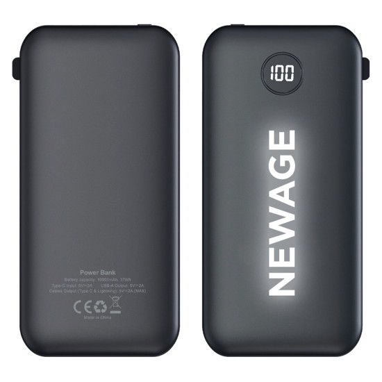 ÖLÜDENİZ SİYAH 10.000 MAH POWERBANK - POWERBANK kurumsal hediyelikler