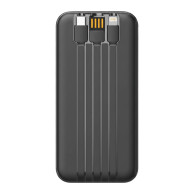 KUMBURNU 10.000 MAH SİYAH LEDLİ POWERBANK KUMBURNU 10.000 MAH SİYAH LEDLİ POWERBANK