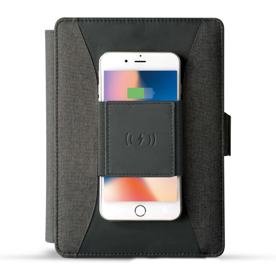 ALANYA 8.000 MAH WIRELESS POWERBANK ORGANİZER - POWERBANK DEFTER kurumsal hediyelikler