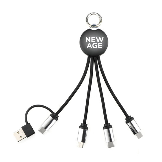 ÇİĞDEM IŞIKLI ANAHTARLIK ÇOKLU KABLO - USB ÇOKLAYICILAR kurumsal hediyelikler