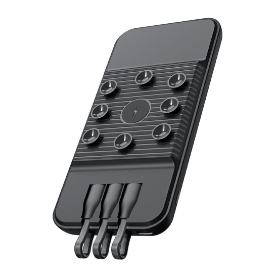 ÇİRİŞ 10.000 MAH SİYAH WIRELESS STANDLI POWERBANK - POWERBANK kurumsal hediyelikler