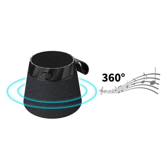 YANKI SİYAH BLUETOOTH MIKNATISLI IŞIKLI HOPARLÖR - BLUETOOTH HOPARLÖRLER kurumsal hediyelikler