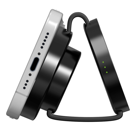 KERVAN SİYAH 3 LÜ WIRELESS ŞARJ STANDI - USB BELLEK kurumsal hediyelikler