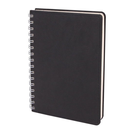 BATIKENT SİYAH SPİRALLİ TARİHSİZ DEFTER (15X21 CM) - TARİHSİZ DEFTERLER kurumsal hediyelikler