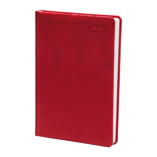 KOCATEPE KIRMIZI TARİHLİ AJANDA (17X24 CM) - TARİHLİ AJANDALAR kurumsal hediyelikler