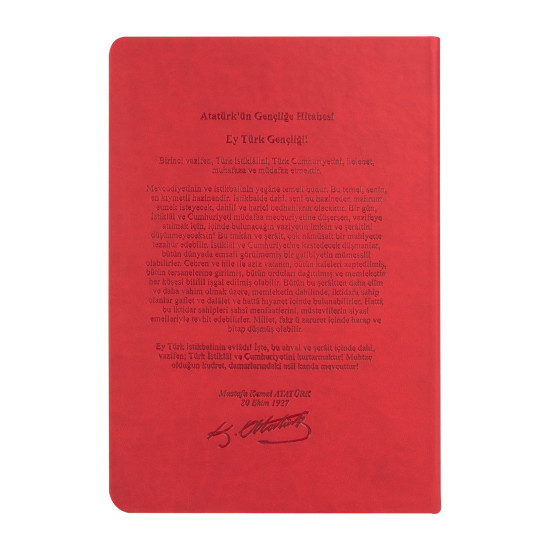 ATATÜRK TARİHSİZ DEFTER (17X24 CM) - TARİHSİZ DEFTERLER kurumsal hediyelikler