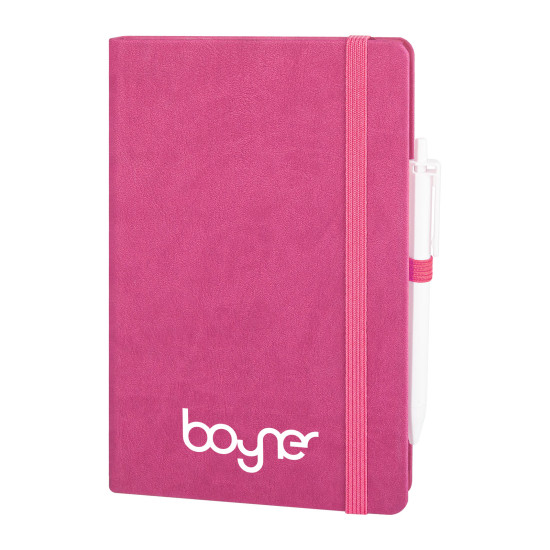 DIŞKAPI PEMBE TARİHSİZ DEFTER (13X21 CM) - TARİHSİZ DEFTERLER kurumsal hediyelikler