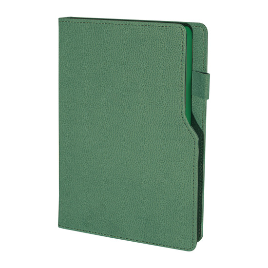 BAHÇELİEVLER YEŞİL TARİHSİZ DEFTER (14,5X21 CM) - TARİHSİZ DEFTERLER kurumsal hediyelikler