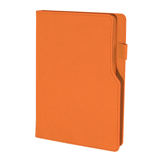 BAHÇELİEVLER TURUNCU TARİHSİZ DEFTER (14,5X21 CM) - TARİHSİZ DEFTERLER kurumsal hediyelikler
