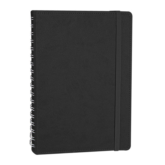 SÖĞÜTÖZÜ SİYAH SPİRALLİ TARİHSİZ DEFTER (17X24 CM) - TARİHSİZ DEFTERLER kurumsal hediyelikler