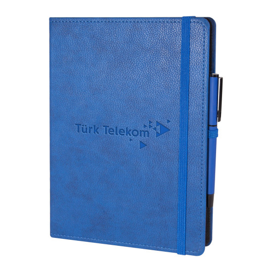 SÖĞÜTÖZÜ LACİVERT SPİRALLİ TARİHSİZ DEFTER (17X24 CM) - TARİHSİZ DEFTERLER kurumsal hediyelikler