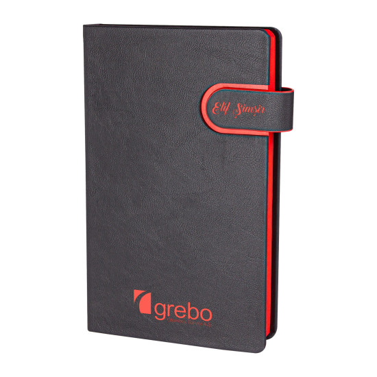 EMEK KIRMIZI TARİHSİZ DEFTER (13X21 CM) - TARİHSİZ DEFTERLER kurumsal hediyelikler