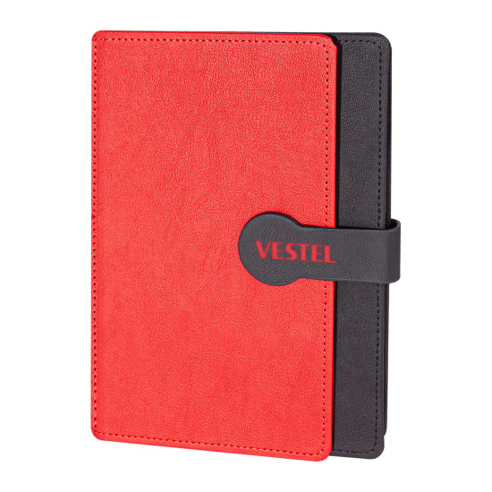 SARAY KIRMIZI TARİHSİZ DEFTER (15X21 CM) - TARİHSİZ DEFTERLER kurumsal hediyelikler