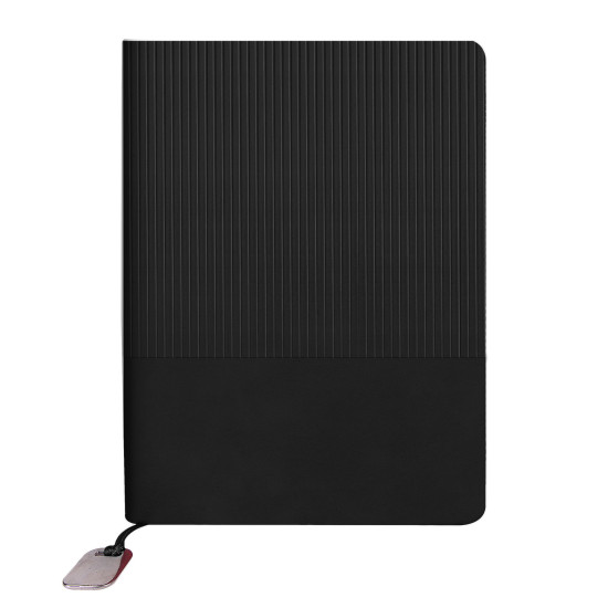 DİKMEN SİYAH TARİHSİZ DEFTER (15X21 CM) - TARİHSİZ DEFTERLER kurumsal hediyelikler