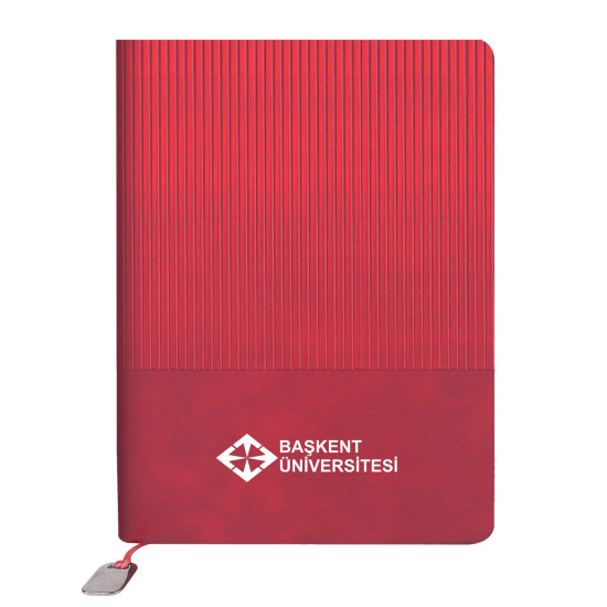 DİKMEN KIRMIZI TARİHSİZ DEFTER (15X21 CM) - TARİHSİZ DEFTERLER kurumsal hediyelikler