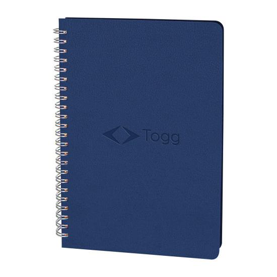 AKYURT LACİVERT SPİRALLİ TARİHSİZ DEFTER (13X21 CM) - TARİHSİZ DEFTERLER kurumsal hediyelikler