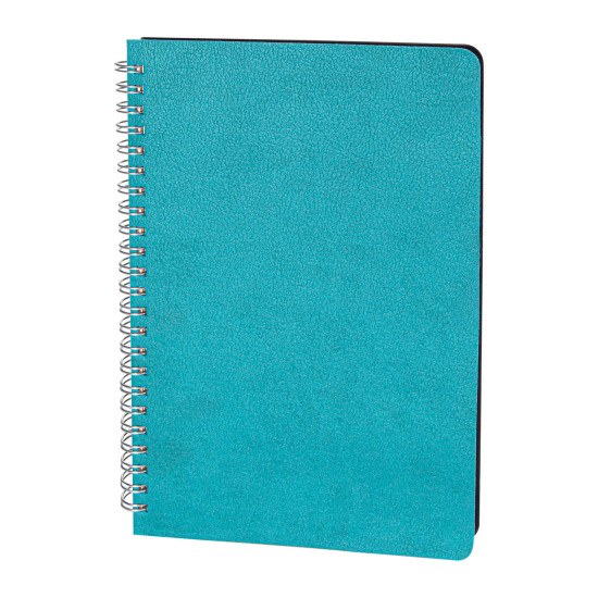 AKYURT TURKUAZ SPİRALLİ TARİHSİZ DEFTER (13X21 CM) - TARİHSİZ DEFTERLER kurumsal hediyelikler