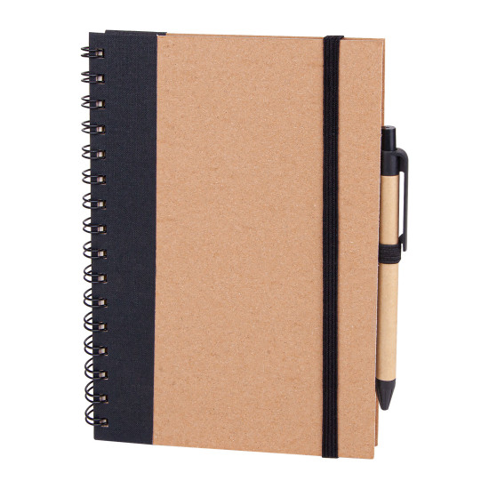 PURSAKLAR SİYAH SPİRALLİ TARİHSİZ DEFTER (15X21 CM) - TARİHSİZ DEFTERLER kurumsal hediyelikler