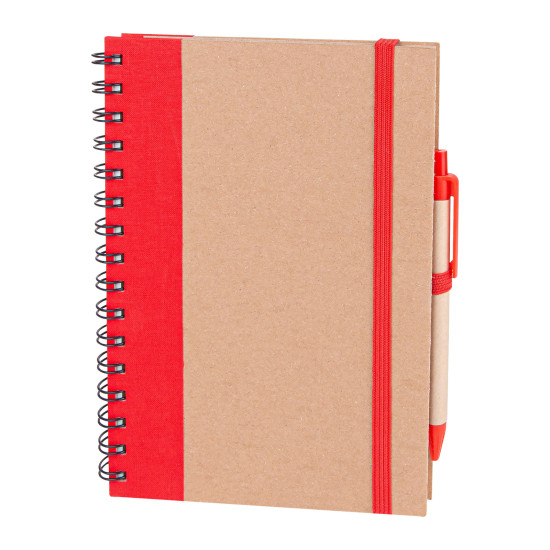 PURSAKLAR KIRMIZI SPİRALLİ TARİHSİZ DEFTER (15X21 CM) - TARİHSİZ DEFTERLER kurumsal hediyelikler