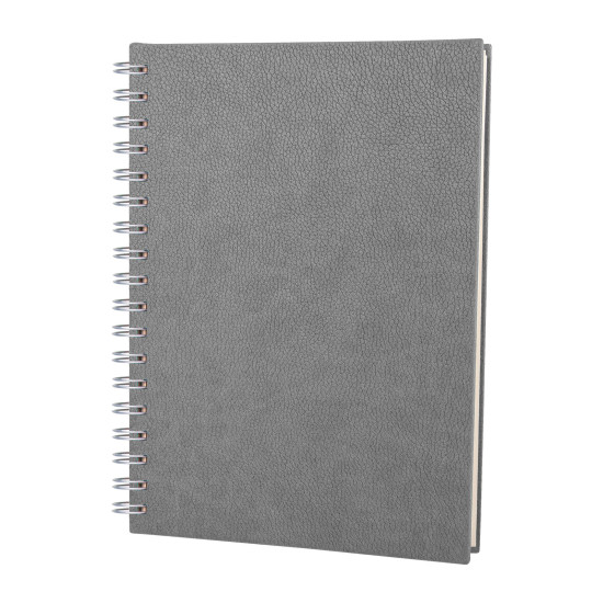 ALTINDAĞ GRİ KARELİ SPİRALLİ TARİHSİZ DEFTER (17X24 CM) - TARİHSİZ DEFTERLER kurumsal hediyelikler