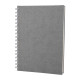 ALTINDAĞ GRİ KARELİ SPİRALLİ TARİHSİZ DEFTER (17X24 CM) - TARİHSİZ DEFTERLER kurumsal hediyelikler