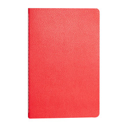 SIHHİYE KIRMIZI TERZİ DİKİŞLİ DEFTER (13X21 CM)