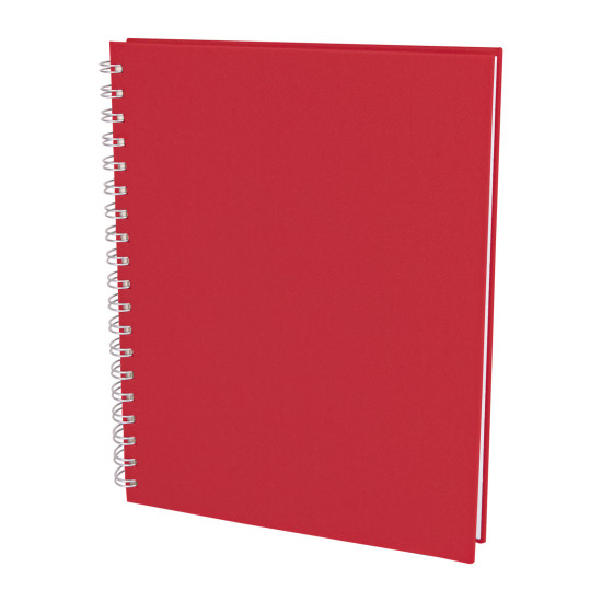 SEĞMENLER KIRMIZI KARELİ SPİRALLİ TARİHSİZ DEFTER (19X25 CM) - TARİHSİZ DEFTERLER kurumsal hediyelikler