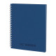 SEĞMENLER LACİVERT KARELİ SPİRALLİ TARİHSİZ DEFTER (19X25 CM) - TARİHSİZ DEFTERLER kurumsal hediyelikler