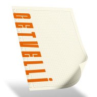 SEĞMENLER LACİVERT KARELİ SPİRALLİ TARİHSİZ DEFTER (19X25 CM)