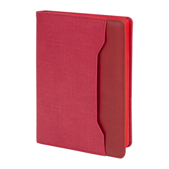 KORU KIRMIZI TARİHSİZ DEFTER (15X21 CM) - TARİHSİZ DEFTERLER kurumsal hediyelikler