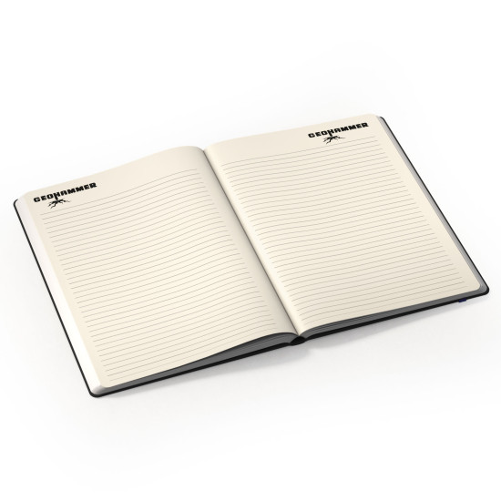 MACUNKÖY KUŞE MUKAVVA SIVAMA CİLTLİ DEFTER (20X28 CM) -  kurumsal hediyelikler