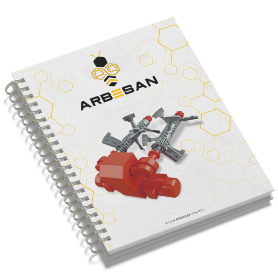 TANDOĞAN KUŞE MUKAVVA SIVAMA SPİRALLİ DEFTER 20X28 CM - TARİHSİZ DEFTERLER kurumsal hediyelikler