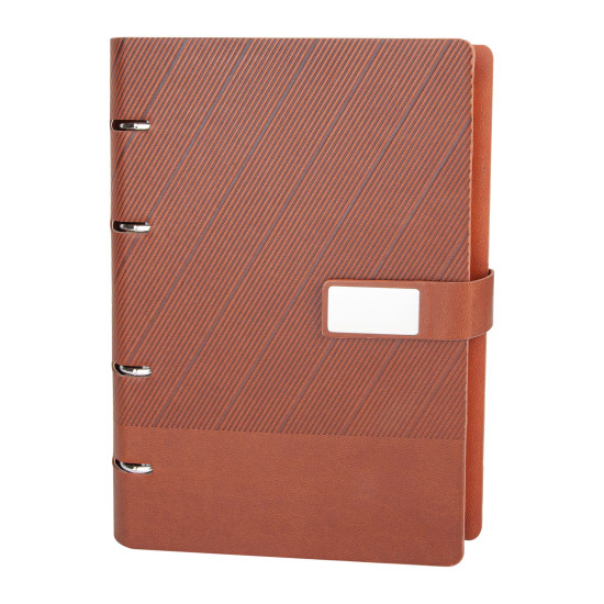 BİRLİK KAHVERENGİ ORGANİZER AJANDA (17,5x22,5CM) -  kurumsal hediyelikler