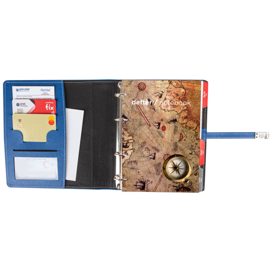 AYDINLIKEVLER LACİVERT ORGANİZER DEFTER (18x21,5 CM) -  kurumsal hediyelikler