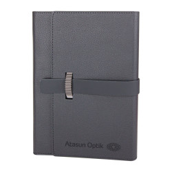 DEMİRTEPE SİYAH TARİHSİZ ORGANİZER DEFTER (17x22CM)