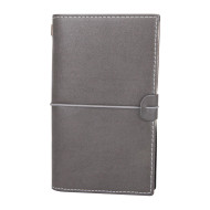 KUĞULU FÜME TARİHSİZ DEFTER (11,5X20 CM)