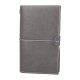 KUĞULU FÜME TARİHSİZ DEFTER (11,5X20 CM) -  kurumsal hediyelikler
