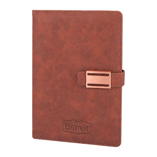 AKINCI KAHVERENGİ TARİHSİZ DEFTER (15X21 CM) -  kurumsal hediyelikler