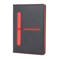 EYMİR KIRMIZI TARİHSİZ DEFTER (15x21 CM)