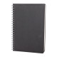 PLEVNE SİYAH KARELİ TARİHSİZ SPİRALLİ DEFTER (20x28 CM) -  kurumsal hediyelikler