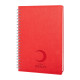 PLEVNE KIRMIZI KARELİ TARİHSİZ SPİRALLİ DEFTER (20x28 CM) -  kurumsal hediyelikler