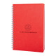 Kolej Kırmızı Spiralli Haftalık Planlayıcı (20x28 cm) | Ekstra Promosyon Kolej Kırmızı Spiralli Haftalık Planlayıcı (20x28 cm) logo baskılı 311304