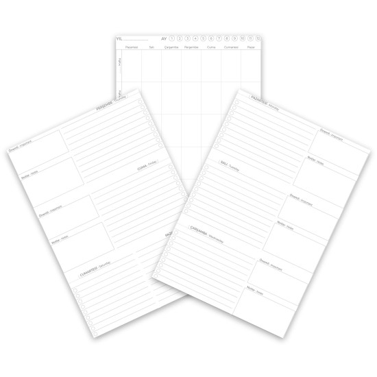 Kolej Kırmızı Spiralli Haftalık Planlayıcı (20x28 cm) | Ekstra Promosyon Kolej Kırmızı Spiralli Haftalık Planlayıcı (20x28 cm) logo baskılı 311304