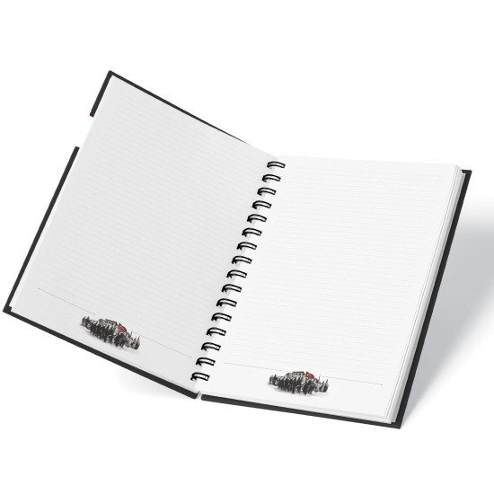 PARLA KUŞE MUKAVVA SIVAMA SPİRALLİ DEFTER (15X21CM) -  kurumsal hediyelikler