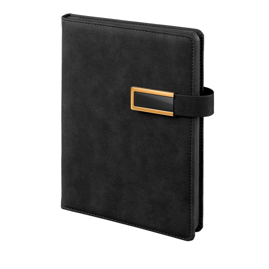 Anafartalar Siyah Tarihsiz Defter (15x21 cm) | Ekstra Promosyon Anafartalar Siyah Tarihsiz Defter (15x21 cm) logo baskılı 311701