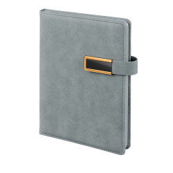 ANAFARTALAR GRİ TARİHSİZ DEFTER (15X21 CM)