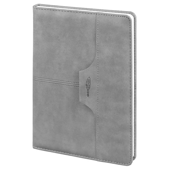 Atakule Gri Tarihsiz Defter (15x21 cm) | Ekstra Promosyon Atakule Gri Tarihsiz Defter (15x21 cm) logo baskılı 312122