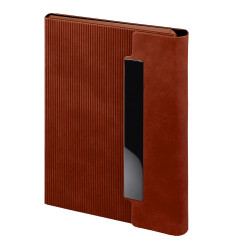 YILDIZ KAHVERENGİ TARİHSİZ DEFTER (15X21 CM)